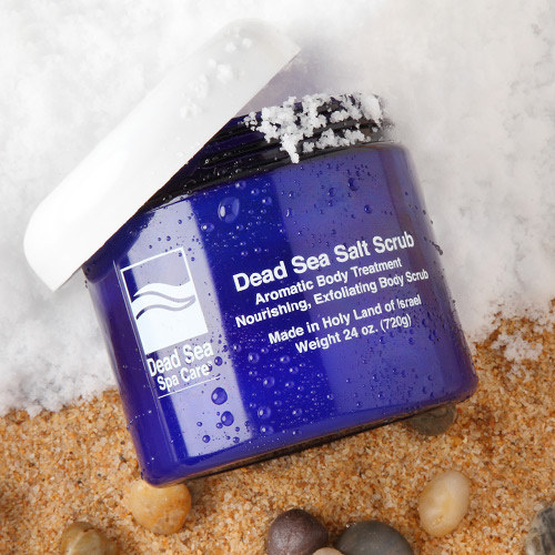 Dead Sea Salts - Exfoliating Scrub - Dead Sea Spa Care - 24 oz.