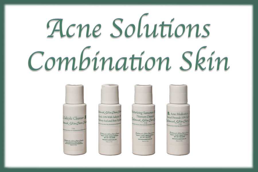Acne Treatment - Combination Skin - Balanced Skincare - 4-Pc