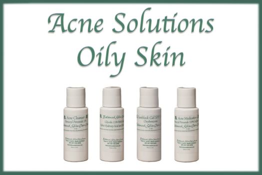 Acne Treatment - Oily Skin - Balanced Skincare - 4-Pc