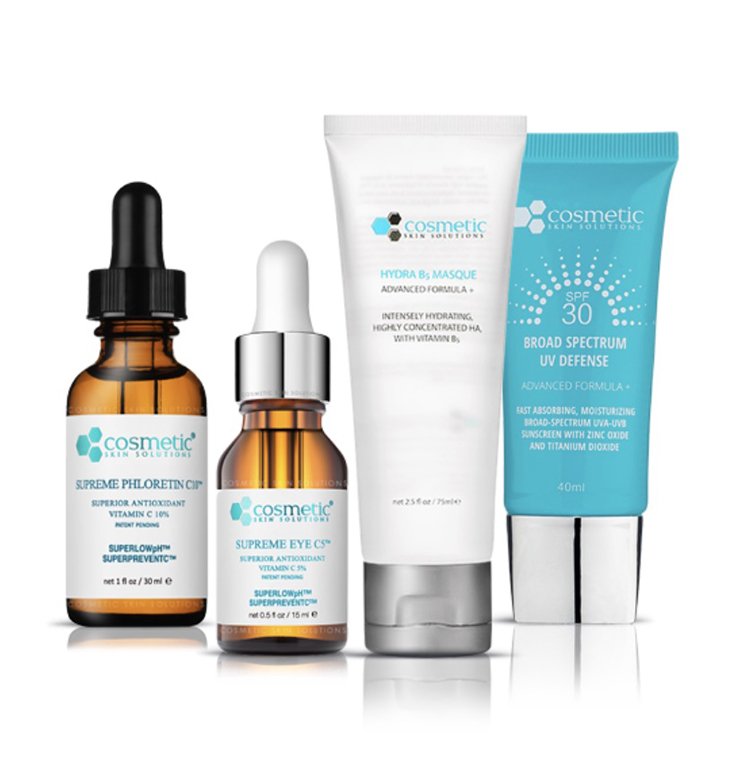 Skincare - Repair & Brighten - Cosmetic Skin Solutions - 4-Piece