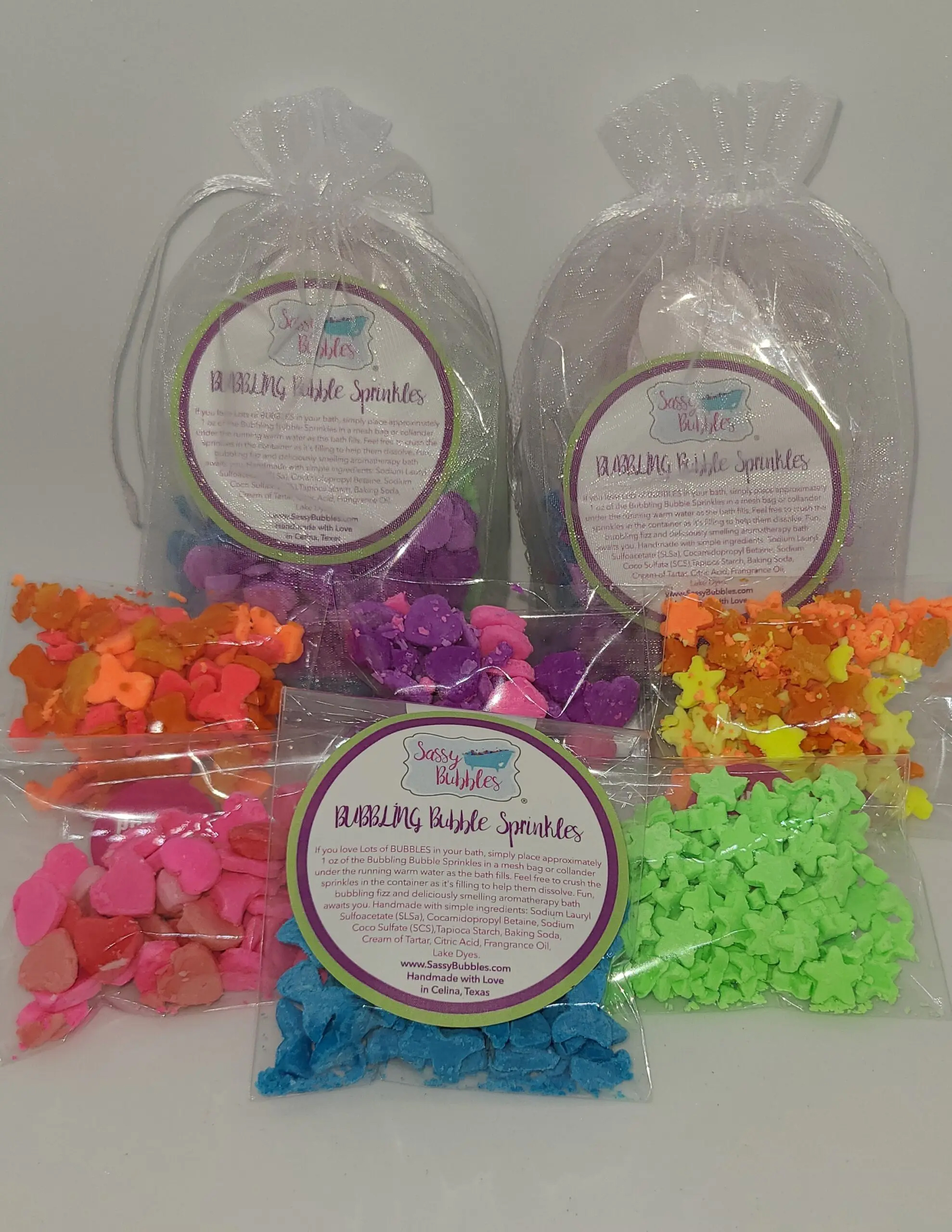Bubble Baths - Effervescent Sprinkles - Sassy Bubbles - 1-Unit