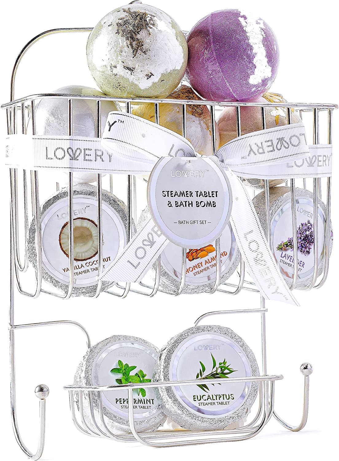 Aromatherapy - Bath Bombs+Steamers - Lovery Skincare - 12-pc