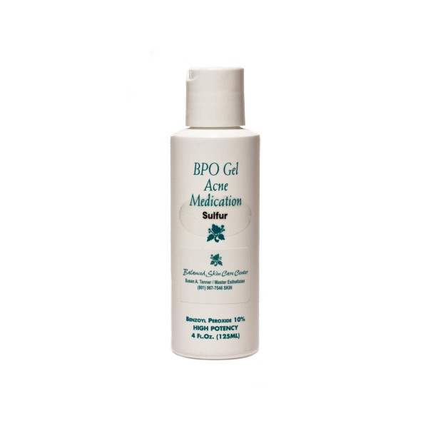 Acne Medication - BPO + Sulfur - Balanced Skincare - 4.0 oz.