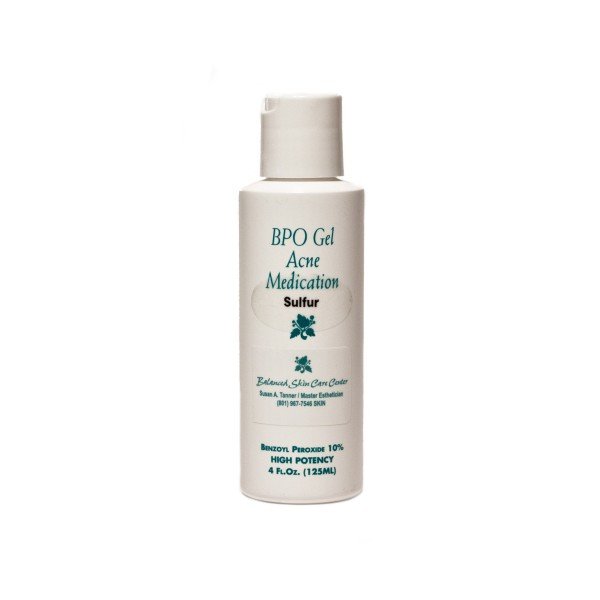 Acne Treatment - BPO + Sulfur - Balanced Skincare - 4.0 oz.