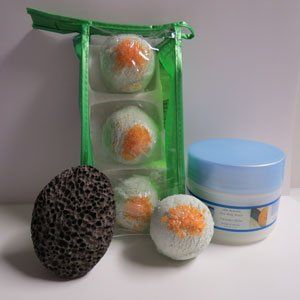 Gift Set - Bath Bombs + Shea Butter - Dead Sea Spa - 5-Pc