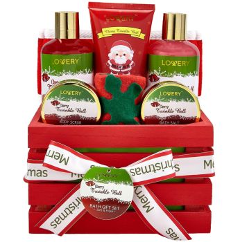 Spa Gift Set - Christmas Cherry Twinkle - Lovery Skincare - 9-PC