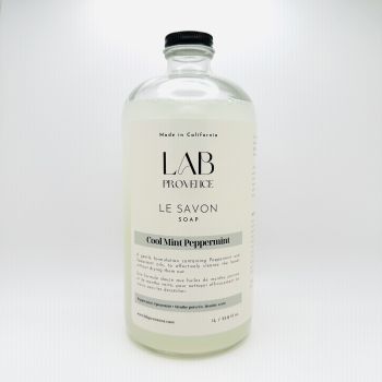 Hand Soap Refill - Cool Mint Peppermint - Lab Provence - 1.0 L