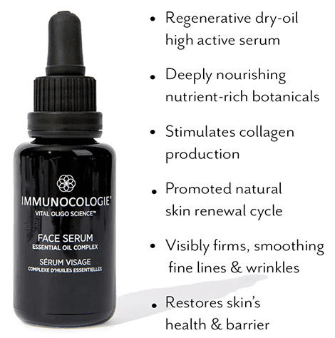 Face Serum - Essential Oil Complex - Immunocologie - 1.0 oz.
