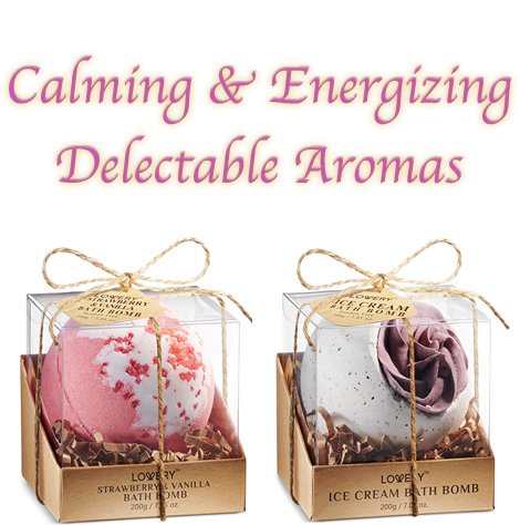 Bath Bombs - Everlasting Sweetness - Lovery Skincare - 2-Pack