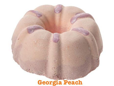 Cake Bath Bomb - Georgia Peach - Sassy Bubbles - 6.0 oz.