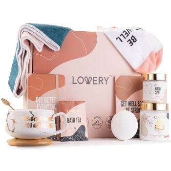 Care Package - Get Well Soon - Lovery Skincare - 12-Piece Set