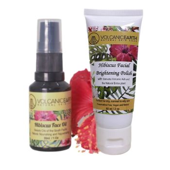 Face Pack - Hibiscus Beauty Glow Set - Volcanic Earth - 2-Piece