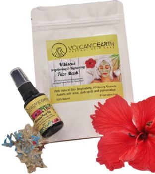 Face Pack - Hibiscus Mask & Oil - Volcanic Earth - 3.2 oz.