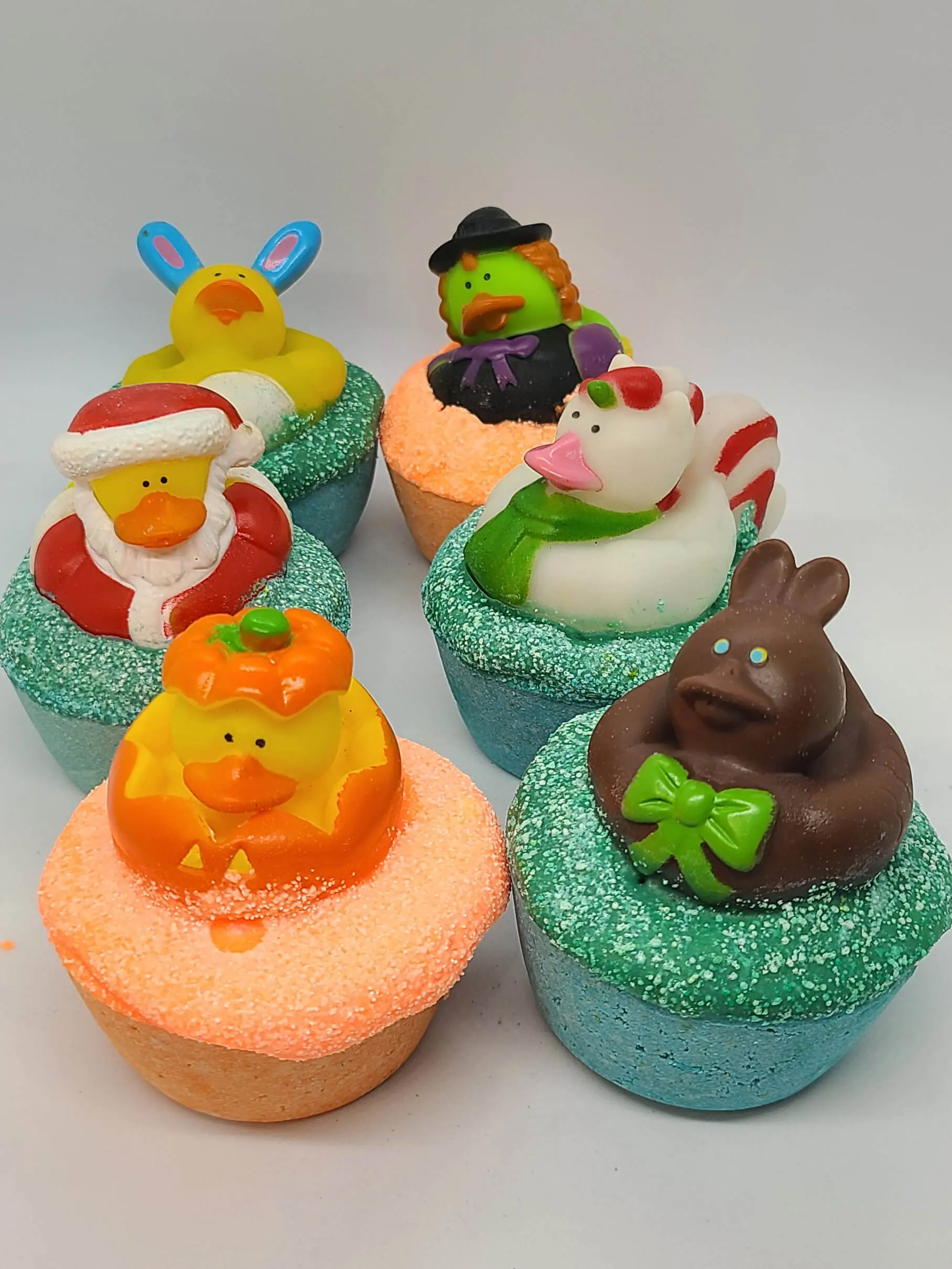 Bath Bombs - Holiday Duckies - Sassy Bubbles - 1-Unit