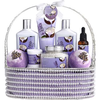 Spa Gift Set - Lavender & Coconut - Lovery Skincare - 10-Piece