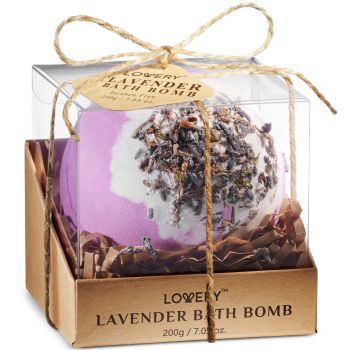 Bath Bomb - Soothing Lavender - Lovery Skincare - 7.05 oz.