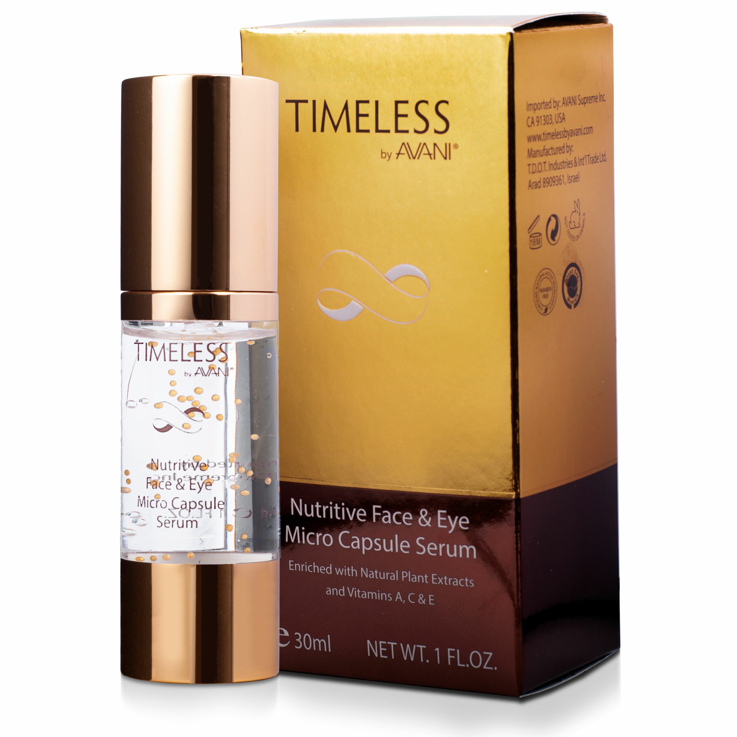 Face Serum - Collagen + Vitamins - Avani Timeless - 1.0 oz.
