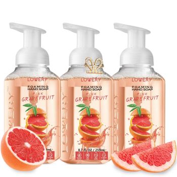 Hand Soaps - Pink Grapefruit - Lovery Skincare - Two 3-Packs