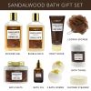 Gift Set for Men - Sandalwood - Lovery Skincare - 11-Piece