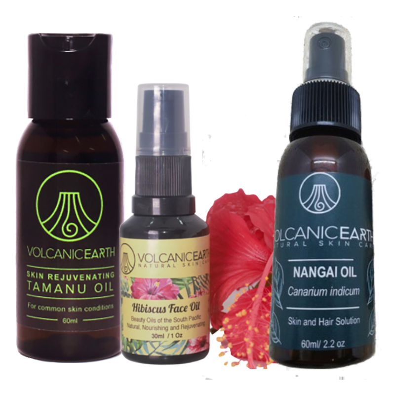 Facial Oil - Anti-Aging Triple Pack - Volcanic Earth - 5.1 oz. (SM)