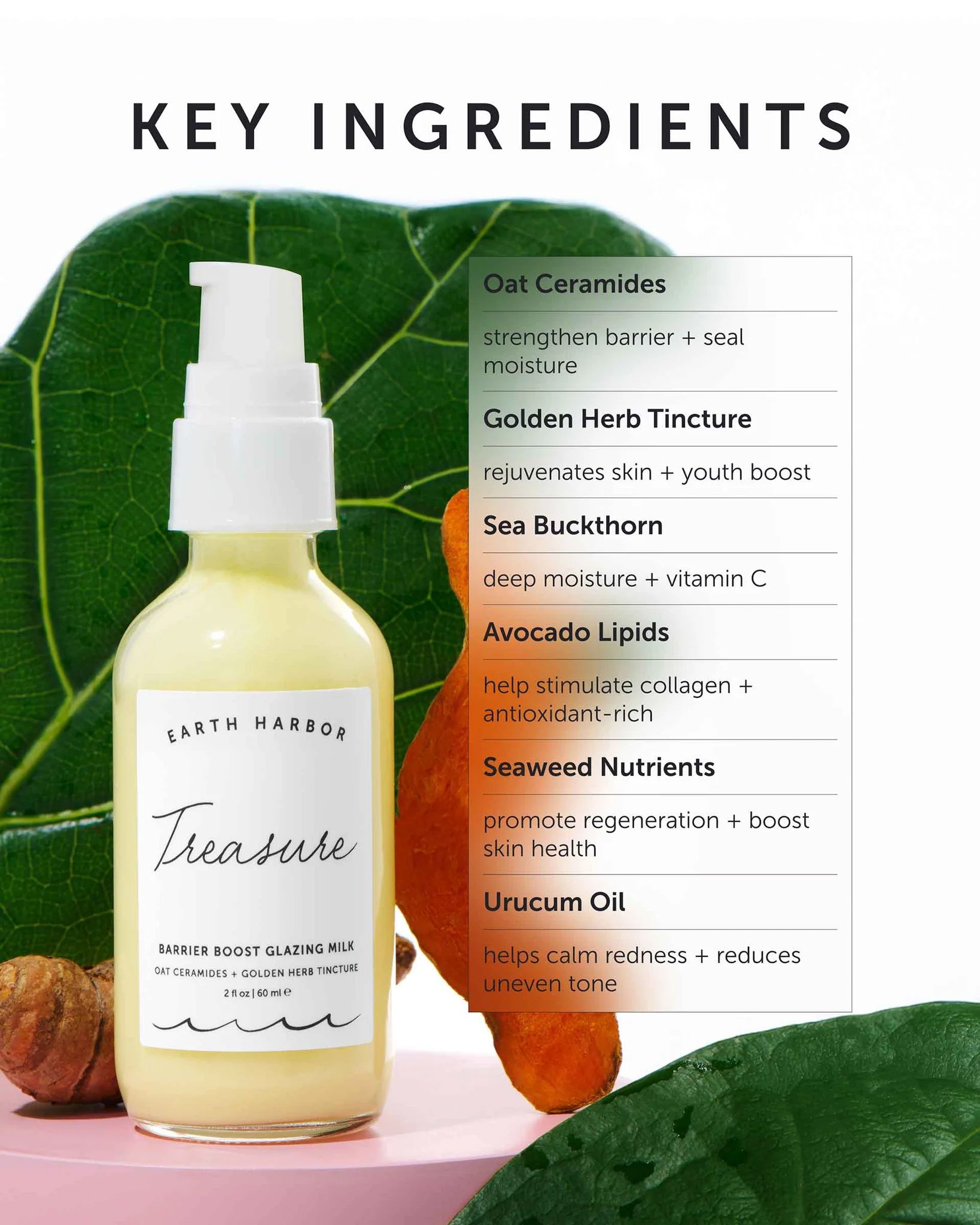Moisturizer - Barrier Boost Glazing Milk - Earth Harbor - 2.0 oz.