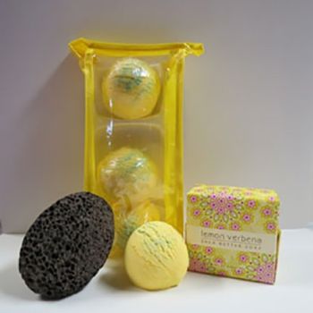 Gift Set - Bath Bombs & Shea Soap - Dead Sea Spa - 4-Piece