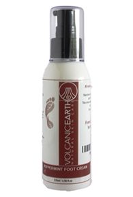 Foot Cream - Soothing Peppermint - Volcanic Earth - 4.56 oz.