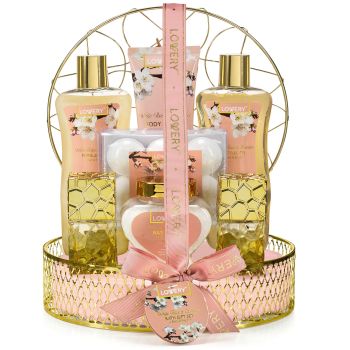 Spa Gift Set - White Rose & Jasmine - Lovery Skincare - 14-PC