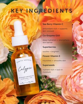 Face Oil - Vitamin A + C Botanical Elixir - Earth Harbor - 1.0 oz.
