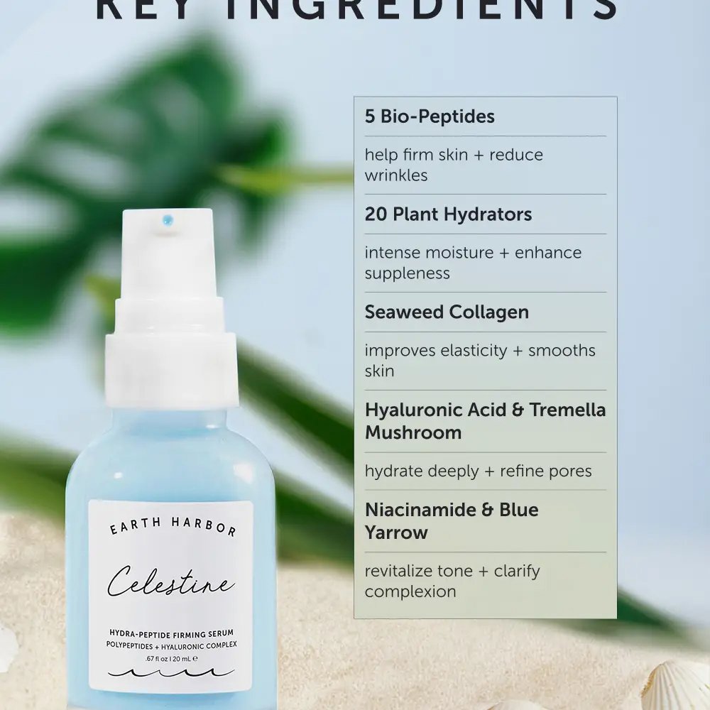 Face Serum - Hydra-Plumping Botanicals - Earth Harbor - 20 mm
