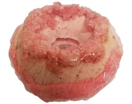 Bath Bomb Donut - Cherry-Almond - Sassy Bubbles - 6.0 oz.