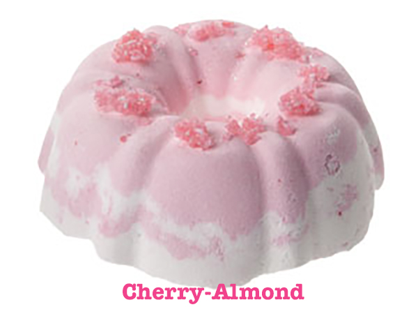 Cake Bath Bomb - Cherry-Almond - Sassy Bubbles - 6.0 oz.