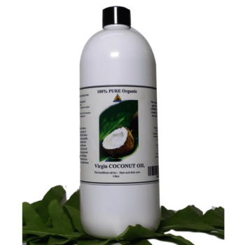 Virgin Coconut Oil - Unscented - Volcanic Earth - 1 Liter