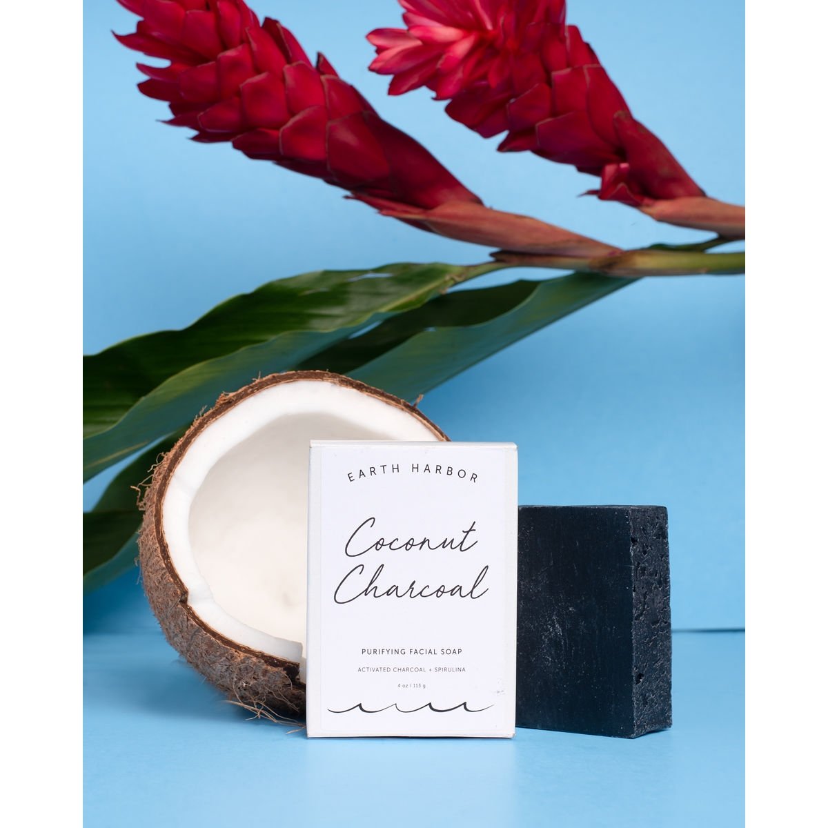 Bar Soap - Coconut Charcoal Detox - Earth Harbor - 4.0 oz.