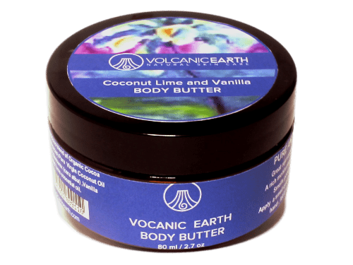 Body Butter - Coconut-Lime & Vanilla - Volcanic Earth - 2.7 oz.
