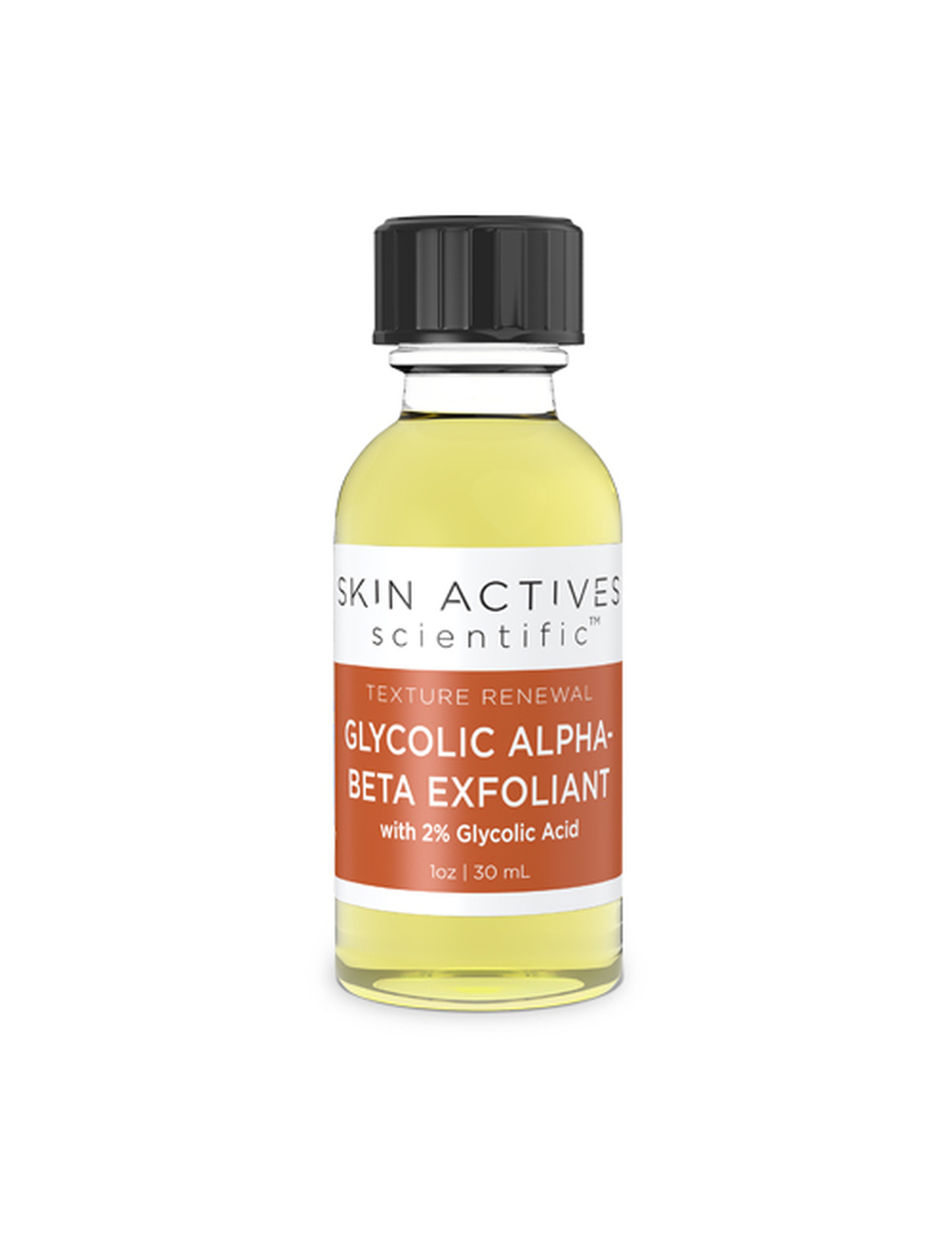 Exfoliant - Glycolic Alpha-Beta Solution - Skin Actives - 1.0 oz.