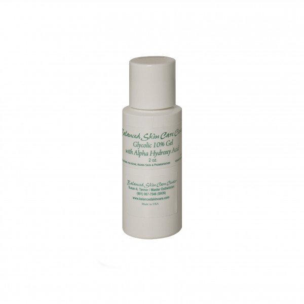 Chemical Peel - Glycolic 10% Gel - Balanced Skin Care - 2.0 oz.