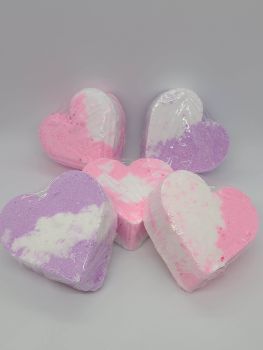 Bath Bombs - Hearts of Love- Sassy Bubbles - 4.0 oz.