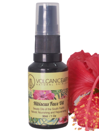 Face Oil - Hibiscus Flower Extract - Volcanic Earth - 1.18 oz.