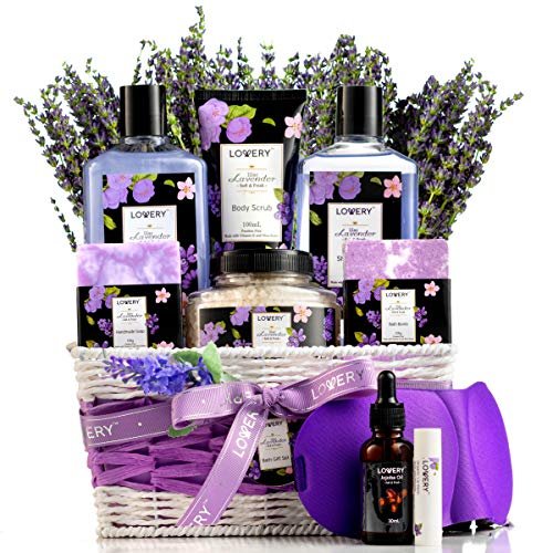 Spa Gift Set - Lavender & Lilac - Lovery Skincare - 12-Piece