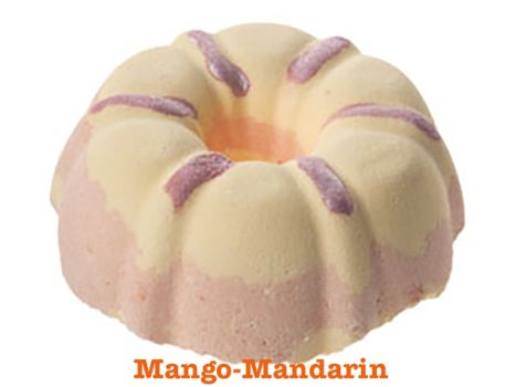 Cake Bath Bomb - Mango-Mandarin - Sassy Bubbles - 6.0 oz.