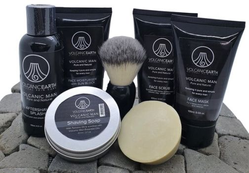 Skincare for Men - Everyday Essentials - Volcanic Earth - 5-Pc Kit