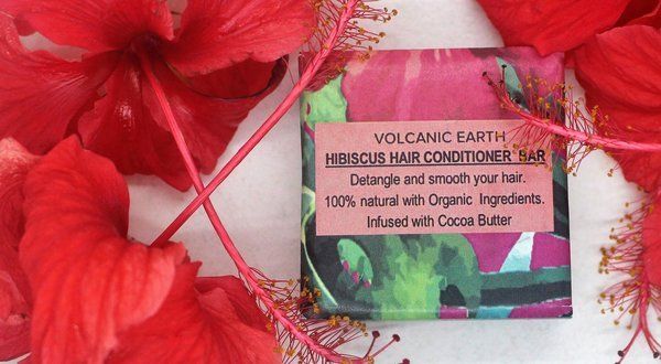 Hair Conditioner Bar - Hibiscus Flower - Volcanic Earth - 2.11 oz.