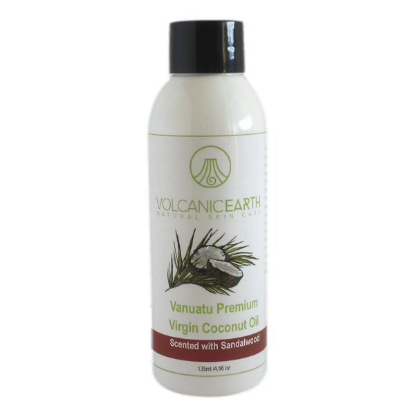Virgin Coconut Oil - Sandalwood - Volcanic Earth - 4.56 oz.