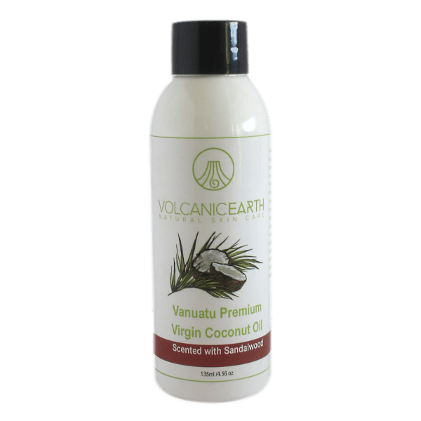 Virgin Coconut Oil - Sandalwood Scent - Volcanic Earth - 4.56 oz.