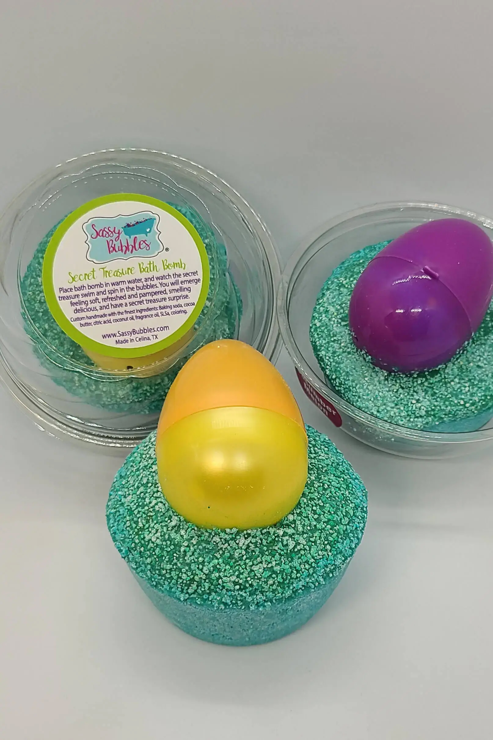 Bath Bombs - Secret Treasure - Sassy Bubbles - 1-Unit