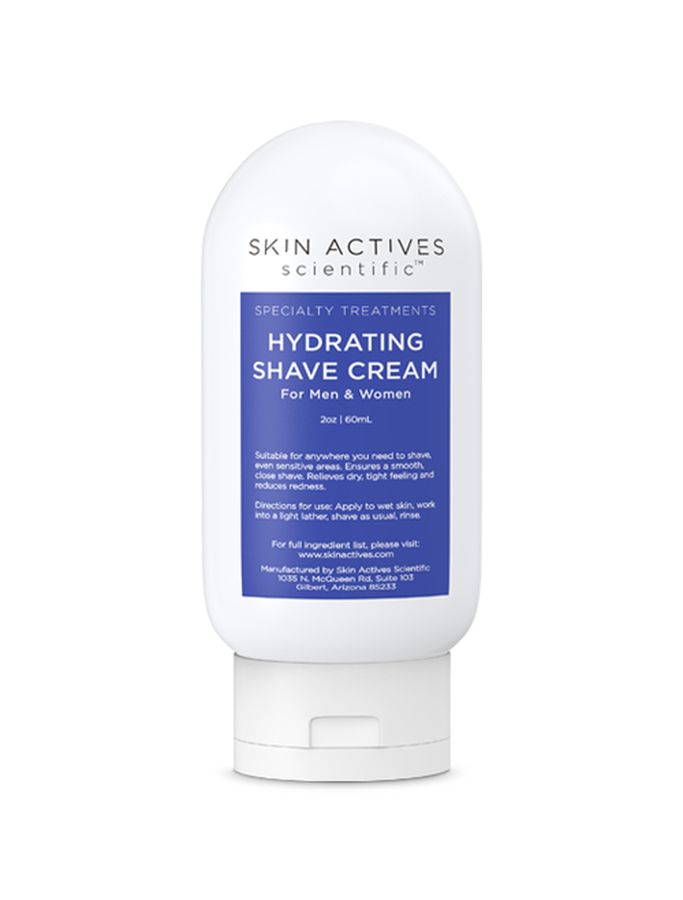 Shave Cream - Soothing & Hydrating - Skin Actives - 2.0 oz.