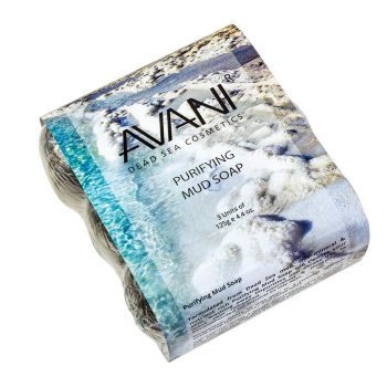Bar Soap - Dead Sea Mineral Mud - Avani Classic - 3-Pack