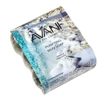 Bar Soap - Dead Sea Mineral Mud - Avani Classic - 3-Pack