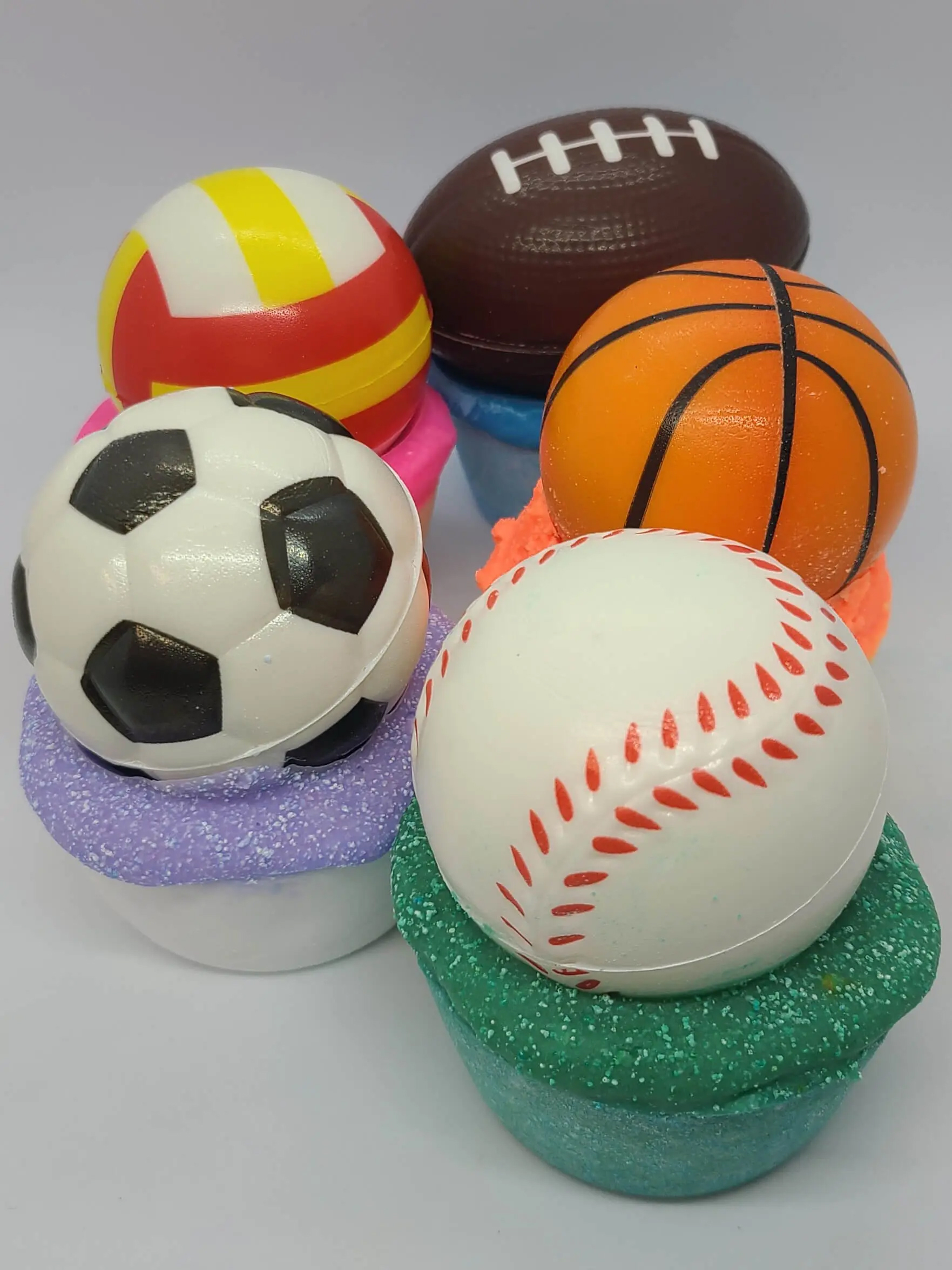 Bath Bombs - Sports Balls - Sassy Bubbles - 1-Unit